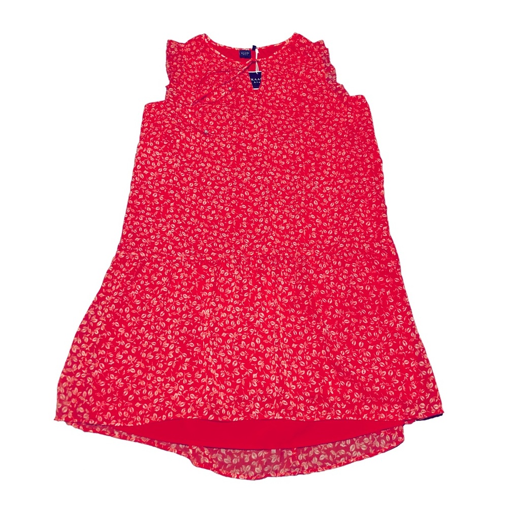 Kari Blue Sleeveless Peasant Dress